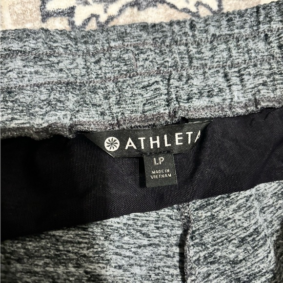 Athleta Hilltop Jogger Heathered Grey size Large Petite - Picture 2 of 4